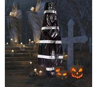 Ayucanpeng Halloween Bolsa Cuerpo Muerto, Cadáver Inflable, Decoración de Halloween, Negro