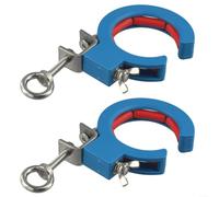 Ayuda a tus proyectos de cableado con nuestra bandeja compacta de polea de cable diseñada con materiales de alta resistencia (azul 2 piezas)