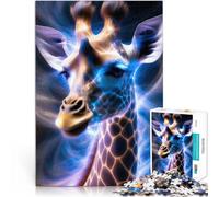 Ayuda al Cerebro a ejercitar Juguetes adictivos para Cultivar la Paciencia. Jirafa mítica Puzzles de 1000 Piezas para Adolescentes 38x52cm Una Obra de Arte