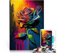 Ayuda al Cerebro a ejercitar Juguetes adictivos para Cultivar la Paciencia. Rosa Garabato Rompecabezas para Adultos 2000 Piezas 70x100cm Decoración
