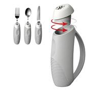 Ayuda alimentaria antitemblor universal para adultos que reduce el temblor de manos durante las comidas. Instalación rápida, no necesita herramientas, ayuda ergonómica para la alimentación para