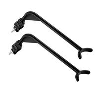 Ayuda de Alineación para Entrenador de Swing de, 2 uds., para Corregir el Movimiento de la Muñeca y Mejorar la Técnica de Swing, Material ABS, Color Amarillo y Negro (2 Negro)