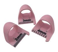 Ayuda de costura de retazos de dedos con escala milimétrica, herramienta de medición de costura de retazos, regla de dedo de 2 mm, 3 mm, 4 mm, juego de reglas de acolchado de un solo diente