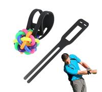 Ayuda De Entrenamiento De Swing DEE Golf: Entrenamiento Memoria del Músculo Y Apoyo Mejorado Durabilidad, Brazo Swing Golfs | Alineación Golf Retráctil Fijación Muñeca para La Muñe