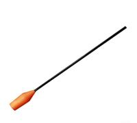 Ayuda de entrenamiento de swing diseñada para construir memoria muscular y mejorar el plano de swing con eje flexible y cabeza pesada para golfistas (niño negro (naranja adulto (3 cm)