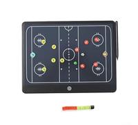 Ayuda de entrenamiento LCD con pegatinas magnéticas para entrenadores de fútbol y multideporte para trazar las jugadas de estructuras defensivas y patrones ofensivos (hockey sobre hielo)