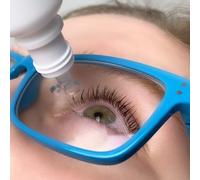 Ayuda de gotas para los ojos para botellas, pipetas y viales | Guía de gotas para los ojos para personas mayores y ancianos, dispensador de gotas para los ojos, aplicador de gotas para los ojos,