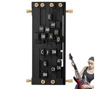 Ayuda De Guitarra Para Principiante - Ayuda De Aprendizaje Versátil Del Pressor De Acuerdos, Compañero De Práctica Duradera Y Resistente Al Desgaste Entrenador Manual De Posición De Cuerdas Para