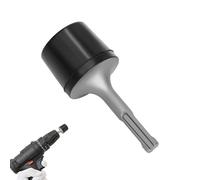 Ayuda de instalación eficiente: vibrador de radiador con vástago | Golpe de goma: colocación de azulejos, sellado manual, borde de mesa, montaje plano, limpieza de tuberías, herramienta profesional pa