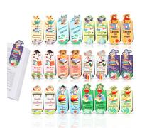 Ayuda de Lectura 24 Marcadores Magnéticos Separador de Libros Marcador Libro Frases Inspiradoras Detalle Alumnos Fin de Curso Accesorios Libros Detalles para Alumno Detalles Día del Regalo Catequista