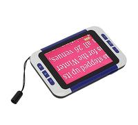 Ayuda de lectura electrónica, reproducción de vídeo portátil, lupa digital, 26 modos de color, ajuste de brillo para uso doméstico para visión remota (enchufe de la UE)