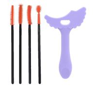 Ayuda de máscara de silicona - Guía aplicadora de plantilla de escudo de silicona, herramienta de ayuda de maquillaje con mango ergonómico para citas, uso diario, salidas nocturnas