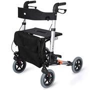 Ayuda de movilidad para caminar de aluminio ligera y vertical para personas mayores El doble de comodidad