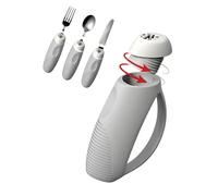 Ayuda de rehabilitación con tecnología de absorción de golpes, silicona suave, universal, agarre de vajilla para asistencia diaria de comidas, agarre de silicona antitemblores