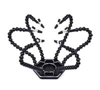 Ayuda de soldadura con 6 brazos flexibles de cuello de cisne estación de soldadura de tercera mano para accesorios, estación de soporte de soldadura desoldadora