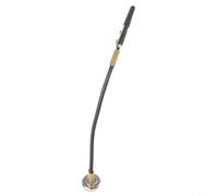 Ayuda de soldadura de metal con manguito de goma, soporte ajustable para pinzas de cocodrilo, resistente al calor, tercera mano para reparación electrónica y modelismo, 250 mm (150 mm)