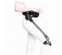 Ayuda ergonómica para caminar, dispositivo de soporte biónico para piernas con ajuste de 3 niveles, reduce el esfuerzo de caminar en un 50%, ideal para rehabilitación de accidentes cerebrovasculares y