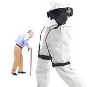 Ayuda ergonómica para caminar, entrenador de rehabilitación ajustable, reduce el esfuerzo en un 30%, soporte de movilidad para adultos y ancianos (pequeño/negro)
