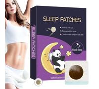 Ayuda natural para dormir profundo, cuidado nocturno de acción rápida, 30 g, 6 piezas, 1 paquete de parches para dormir para la recuperación de la vigilia, antes de acostarse, viajes después del entre