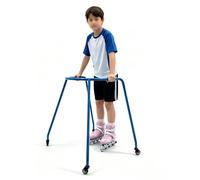 Ayuda para Aprender a Patinar, Marco de Acero con Ruedas PU de 360° | 2 tamaños y 2 colores, pasadores con resorte, desmontable y fácil de guardar