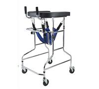 Ayuda para Caminar Andador para Adultos Ayuda para Caminar para discapacitados, Entrenamiento de infarto Cerebral Cerebral, Altura Ajustable,C