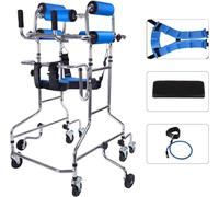 Ayuda para caminar Caminantes Personas mayores, adultos Caminante de pie-8 ruedas Entrenamiento multifuncional de extremidades inferiores Ayudas para caminar Pacientes discapacitados con par