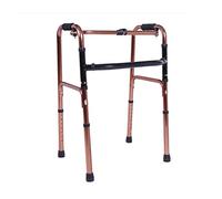 Ayuda para Caminar de aleación de Aluminio de Instrumentos médicos, Andador Auxiliar Plegable de Cuatro Esquinas