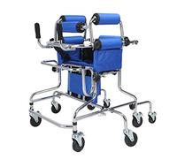 Ayuda para caminar para niños discapacitados con ruedas Andador de rehabilitación infantil, con asiento acolchado para niños, adolescentes, altura ajustable, C (F)