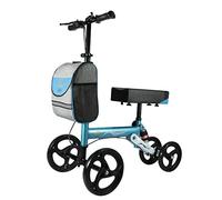 Ayuda para caminar para pies rotos Ayuda para caminar Muleta de una pierna Andador Tobillo Lesión en la pierna Andador Ayuda de movilidad para discapacitados Interior y exterior,Azul Star of Light