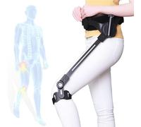Ayuda para Caminar por Exoesqueleto para Adultos, Reduce Esfuerzo 50%, for Leg Single Walker Assisted Walking Hemiplegia Training Ejercicio Impulso Leg Lift Climbing Equipme (Piernaizquierda, L)