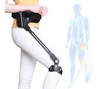 Ayuda para Caminar por Exoesqueleto para Adultos, Reduce Esfuerzo 50%, for Leg Single Walker Assisted Walking Hemiplegia Training Ejercicio Impulso Leg Lift Climbing Equipme (Piernaderecha, S)