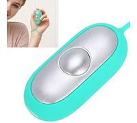 Ayuda para Dormir, Masaje Cerebral Ajustar la Frecuencia Cardíaca Aliviar el Dispositivo Portátil para Dormir Instrumento para Dormir Máquina de Ayuda para Dormir para el Insomnio Presión(Cian)