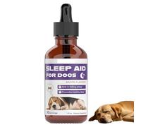 Ayuda para dormir para cachorros | Gotas de relajación del estrés para cachorros, gotas de ayuda para dormir para perros, para separación, tormenta, viajes, relajación del estrés