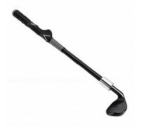 Ayuda para el Entrenamiento del Swing de Golf, Entrenador de Golf Negro con Entrenador de Agarre para Mejorar la Precisión del Control