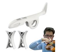 Ayuda para enseñar a violín, corrector de agarre de violín, para entrenamiento, ayuda para practicar violín, guía de práctica de silicona, corrector de agarre de violín, ayuda de agarre para