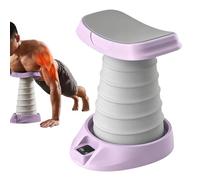 Ayuda para flexiones, equipo portátil ajustable antideslizante con contador | Corrector de forma de flexiones | para mujeres y hombres, entrenamiento de fitness en interiores y exteriores