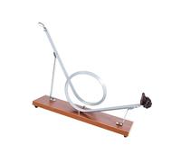 Ayuda para la enseñanza de física Modelo de pista de rodillos de madera Herramienta demostradora de principios de movimiento e inercia para la enseñanza en Juego de modelos de en rodillo