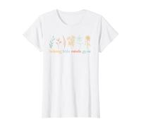 Ayudando a Crecer a Las pequeñas Mentes Camiseta gráfica económica, Mujer, Blanco, XS