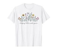 Ayudando a Little Minds a crecer al maestro de regreso a clases el primer día Camiseta