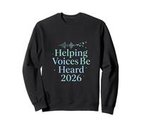 Ayudando a Que Las Voces se escuchen Conciencia 2026 Sudadera