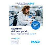 Ayudante De Investigación De Organismos Públicos De Investigación (opi