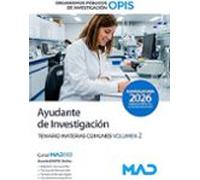 Ayudante De Investigación. Organismos Públicos De Investigación ( Opis
