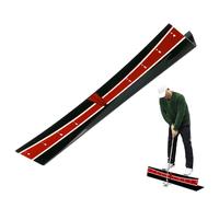 Ayudante De Práctica - Pista De Golf Portátil, Guía De Tráfico Ajustable | Poner Un Entrenador De Calibración De , Una Ayuda En La Corrección De Balance Para Principiantes Y