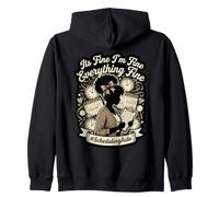 Ayudante de programación Modo de Supervivencia Funny Educator I'm Fine Sudadera con Capucha