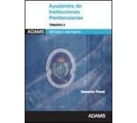 Ayudantes De Instituciones Penitenciarias: Temario 2 (2 Vol.)
