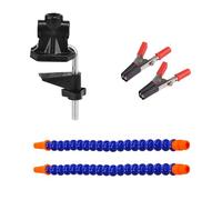 Ayudar a las manos de soldadura de terceras manos Herramienta de soldadura Soporte de PCB Dos brazos manos ayudando taller estaciones de ayuda