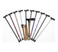 Ayudas Dinámicas Bastón Plegable fashion Marrón