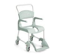 Ayudas Dinámicas - Silla de Ducha y w.c.Clean, Talla 49cm, único (AD828) Silla para Mayores. Silla para residencias de Ancianos.