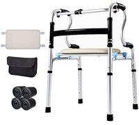 Ayudas multifuncionales para caminar Stent Slip impermeable plegable carga máxima de 360 libras doble comodidad