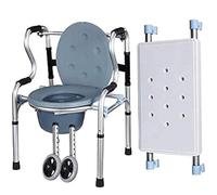 Ayudas para caminar para personas mayores Ayudas para caminar de acero inoxidable Muletas de cuatro patas para discapacitados Reposabrazos auxiliares Sillas de inodoro plegables